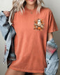 Floral Ghost, Pocket, Skeleton, Spooky, Funny, Witch, Aesthetic, Meme, Halloween, Costume, Tshirt Comfort Colors T-Shirt