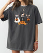 Ghost Dogs, Skeleton, Funny, Pumpkin, Spooky, Witch, Aesthetic, Meme, Halloween, Costume, Tshirt Comfort Colors T-Shirt