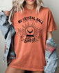 Crystal Ball, Skeleton, Funny, Pumpkin, Spooky, Witch, Aesthetic, Meme, Halloween, Costume, Tshirt Comfort Colors T-Shirt