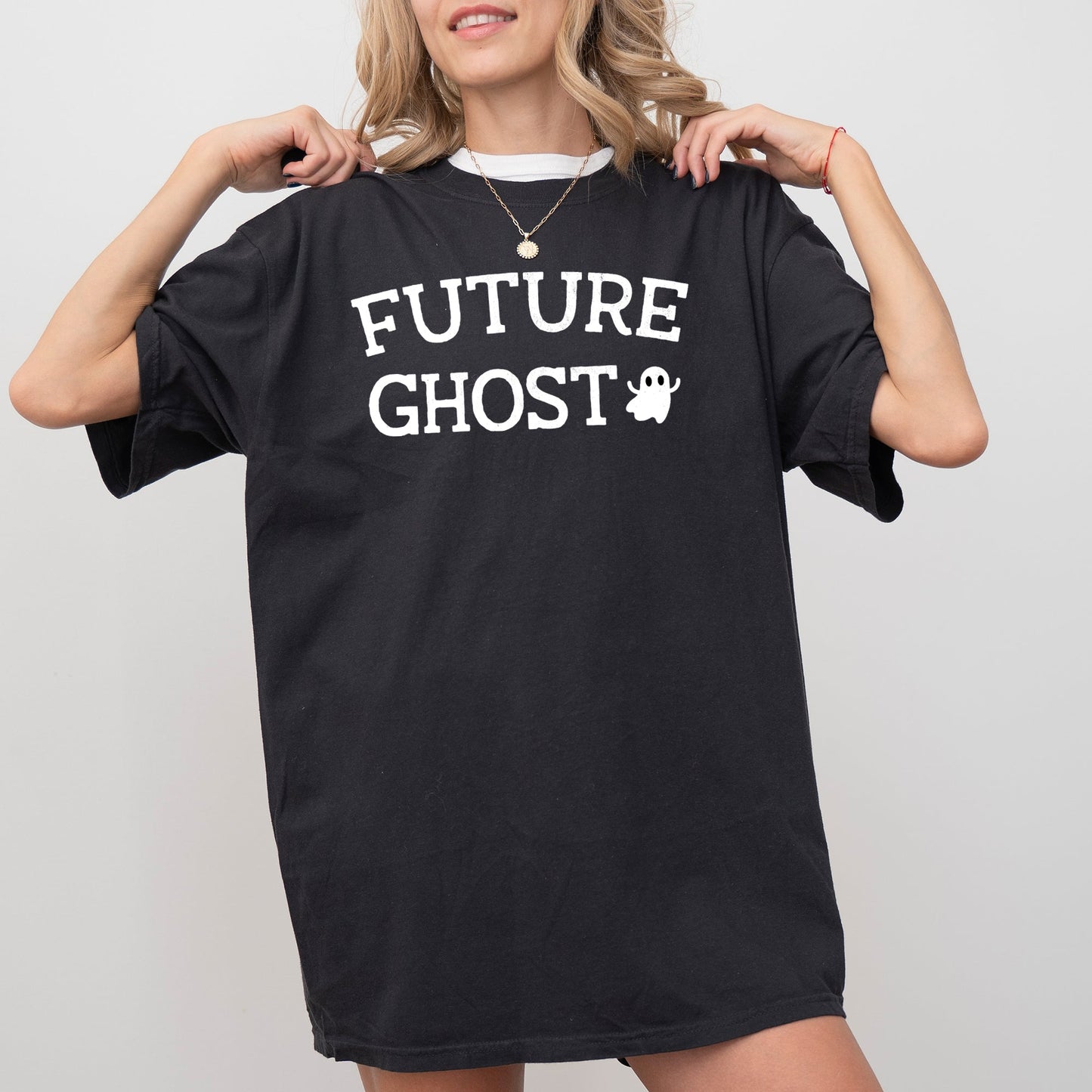 Future Ghost, Skeleton, Funny, Pumpkin, Spooky, Witch, Aesthetic, Meme, Halloween, Costume, Tshirt Comfort Colors T-Shirt