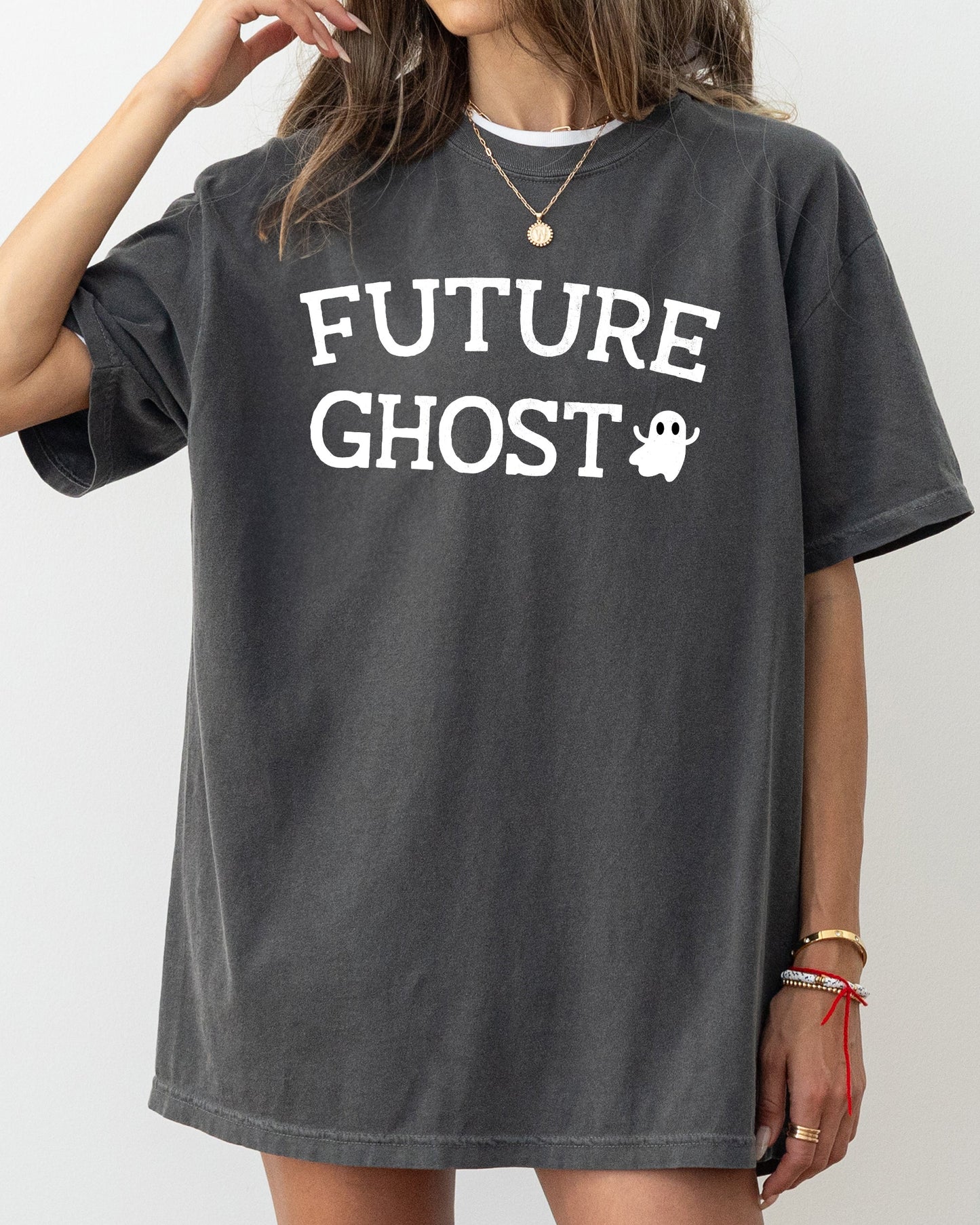 Future Ghost, Skeleton, Funny, Pumpkin, Spooky, Witch, Aesthetic, Meme, Halloween, Costume, Tshirt Comfort Colors T-Shirt