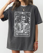 The Overthinker, Tarot, Skeleton, Funny, Pumpkin, Spooky, Witch, Aesthetic, Meme, Halloween, Costume, Tshirt Comfort Colors T-Shirt