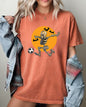 Football Player Skeleton, Ghost, Farm, Witch, Skull, Funny, Spooky, Aesthetic, Meme, Halloween, Costume, Tshirt Comfort Colors T-Shirt