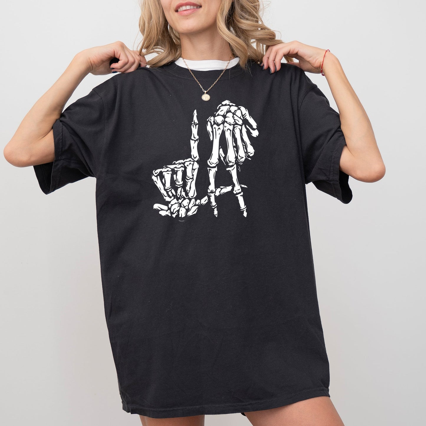 Skeleton, Ghost, Witch, Skull, Funny, Spooky, Aesthetic, Meme, Halloween, Costume, Tshirt Comfort Colors T-Shirt