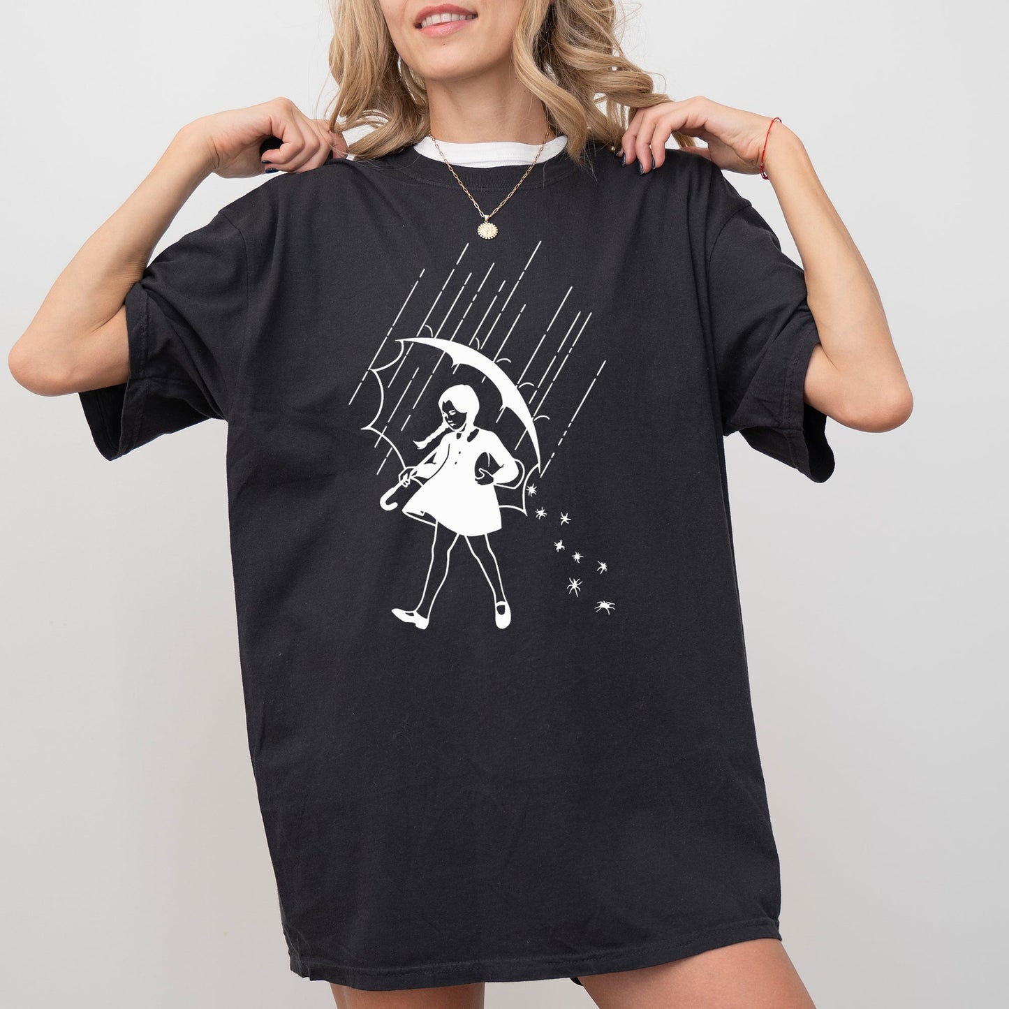 Wednesday, Skeleton, Ghost, Witch, Skull, Funny, Spooky, Aesthetic, Meme, Halloween, Costume, Tshirt Comfort Colors T-Shirt