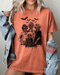 The Golden Ghouls, Horror Movie, Skeleton, Ghost, Witch, Skull, Funny, Spooky, Aesthetic, Meme, Halloween, Costume, Tshirt Comfort Colors T-Shirt