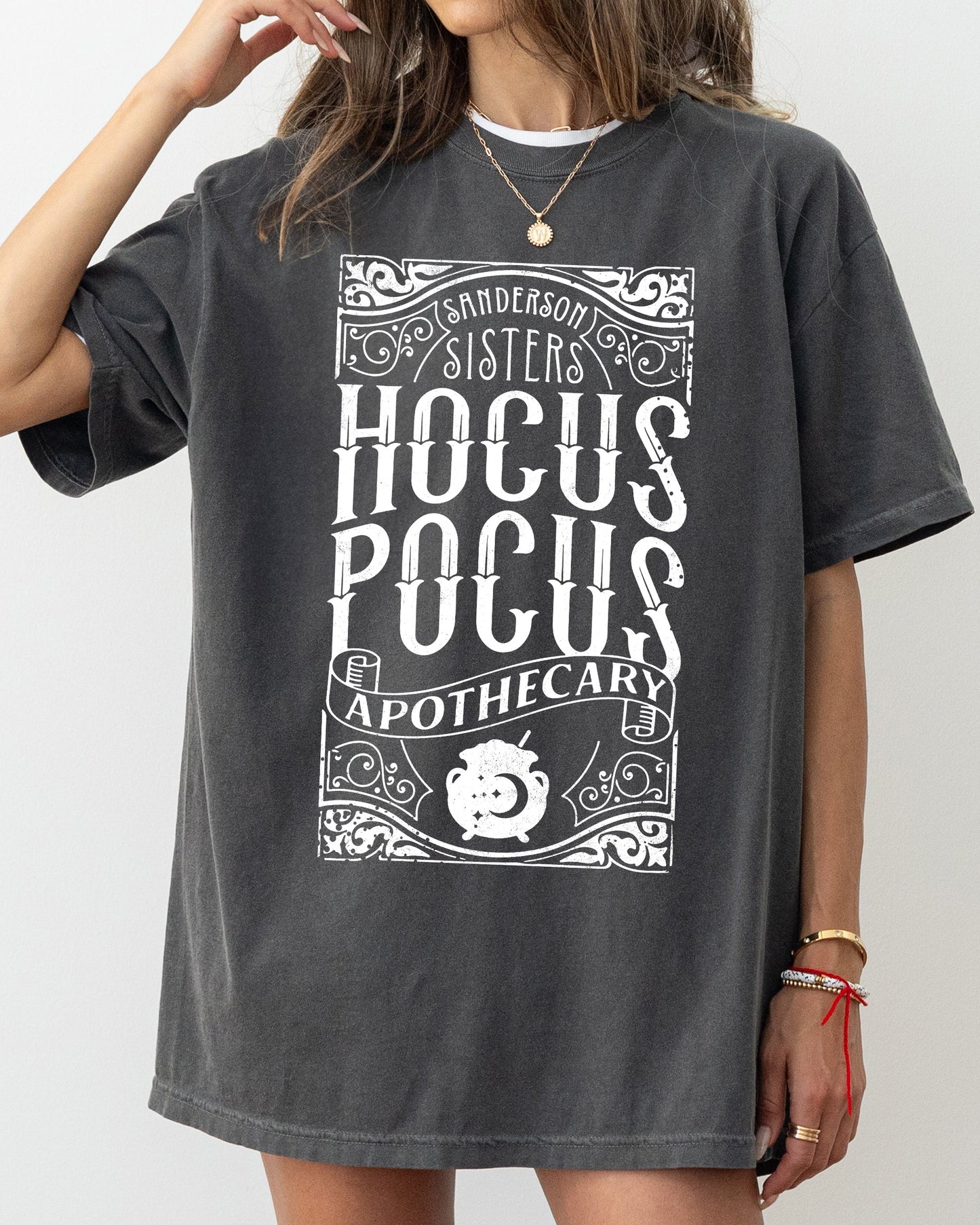 Hocus Pocus Apothecary, Skeleton, Witch, Skull, Funny, Spooky, Aesthetic, Meme, Halloween, Costume, Tshirt Comfort Colors T-Shirt
