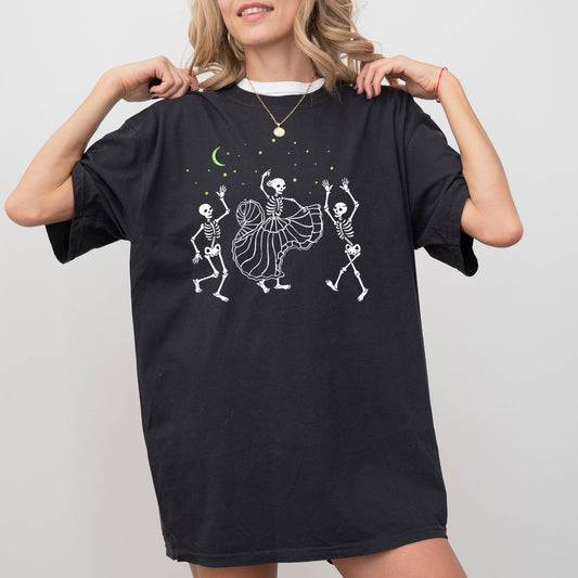 Dance, Day of the Dead, Skeleton, Witch, Skull, Funny, Spooky, Aesthetic, Meme, Halloween, Costume, Tshirt Comfort Colors T-Shirt