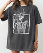 Coffee, Skeleton, Witch, Ghost, Skull, Spooky, Aesthetic, Meme, Halloween, Costume, Tshirt Comfort Colors T-Shirt