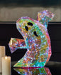 Iridescent Spooky Ghost 8", LED lights