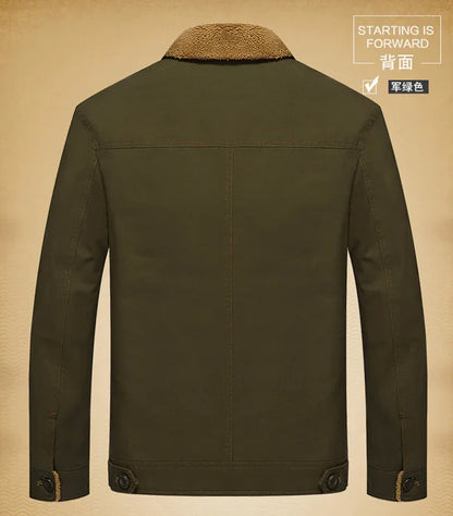 Thick Military Collar Winter Jacket Coat