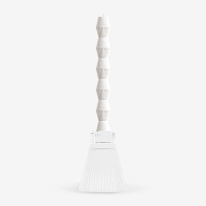 ZAI Geometric Pillar Candle in Ivory