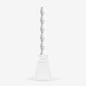ZAI Geometric Pillar Candle in Ivory