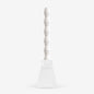 ZAI Geometric Pillar Candle in Ivory