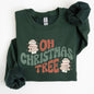 Oh Christmas Tree, Cakes, Snacks, Funny, Winter, Santa, Xmas Sweatshirt