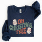 Oh Christmas Tree, Cakes, Snacks, Funny, Winter, Santa, Xmas Sweatshirt