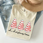 Oh Christmas Tree, Cakes, Winter, Snacks, Santa, Snow, Xmas Tshirt Comfort Colors T-Shirt