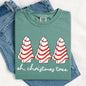 Oh Christmas Tree, Cakes, Winter, Snacks, Santa, Snow, Xmas Tshirt Comfort Colors T-Shirt