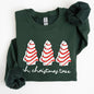 Oh Christmas Tree, Cakes, Winter, Snacks, Santa, Snow, Xmas Sweatshirt