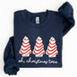 Oh Christmas Tree, Cakes, Winter, Snacks, Santa, Snow, Xmas Sweatshirt