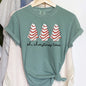 Oh Christmas Tree, Snack, Little Debbie, Comfort Colors Tshirt