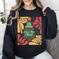 Oh Come Let Us Adore Him, Christ, Christmas, Religious, Floral, Christian Sweatshirt