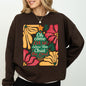 Oh Come Let Us Adore Him, Christ, Christmas, Religious, Floral, Christian Sweatshirt