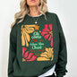 Oh Come Let Us Adore Him, Christ, Christmas, Religious, Floral, Christian Sweatshirt