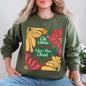 Oh Come Let Us Adore Him, Christ, Christmas, Religious, Floral, Christian Sweatshirt