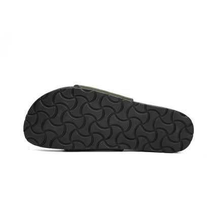 Olive Green Single - Strap Slides