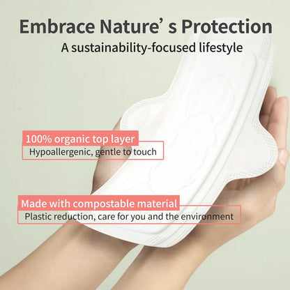 Organic Cotton Cover Pads - Day Use