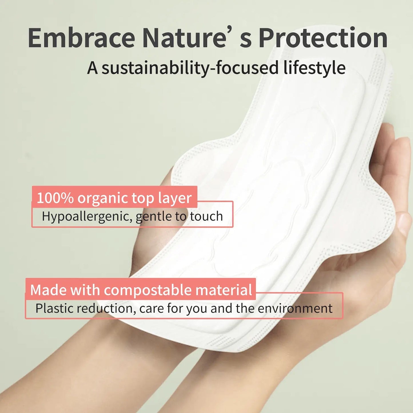 Organic Cotton Cover Pads - Overnight