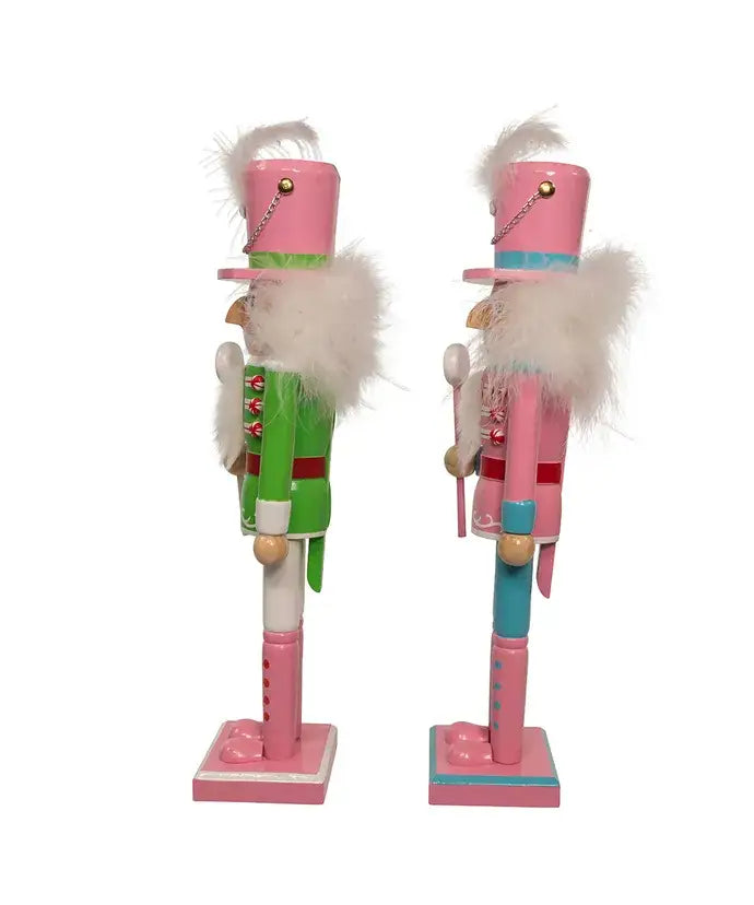 Christmas Nutcracker - Pastel Holiday Decor 15" Soldier