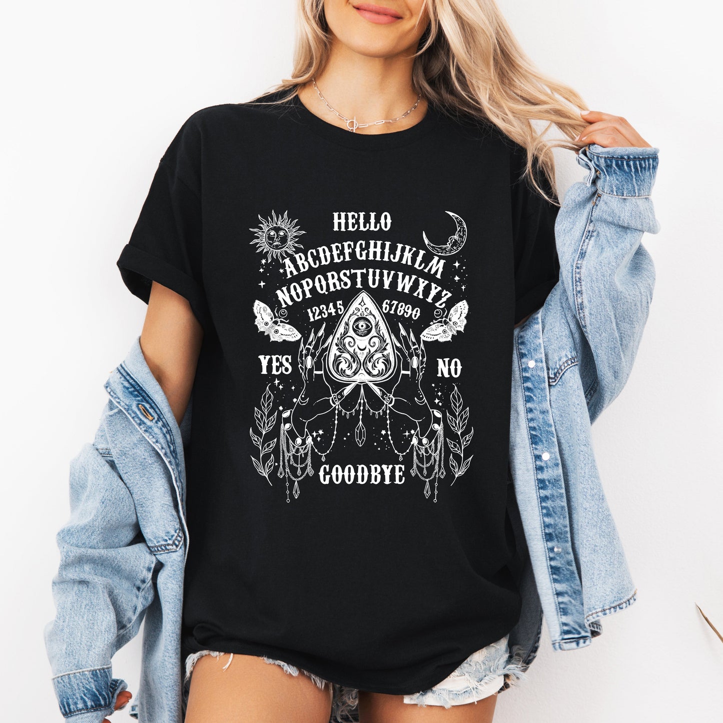 Ouija Board, Spooky, Tarot, Halloween, Witch, Tshirt