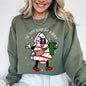 Out Here Looking Like A Snack, Christmas Cake, Funny, Cute, Santa, Xmas Sweatshirt
