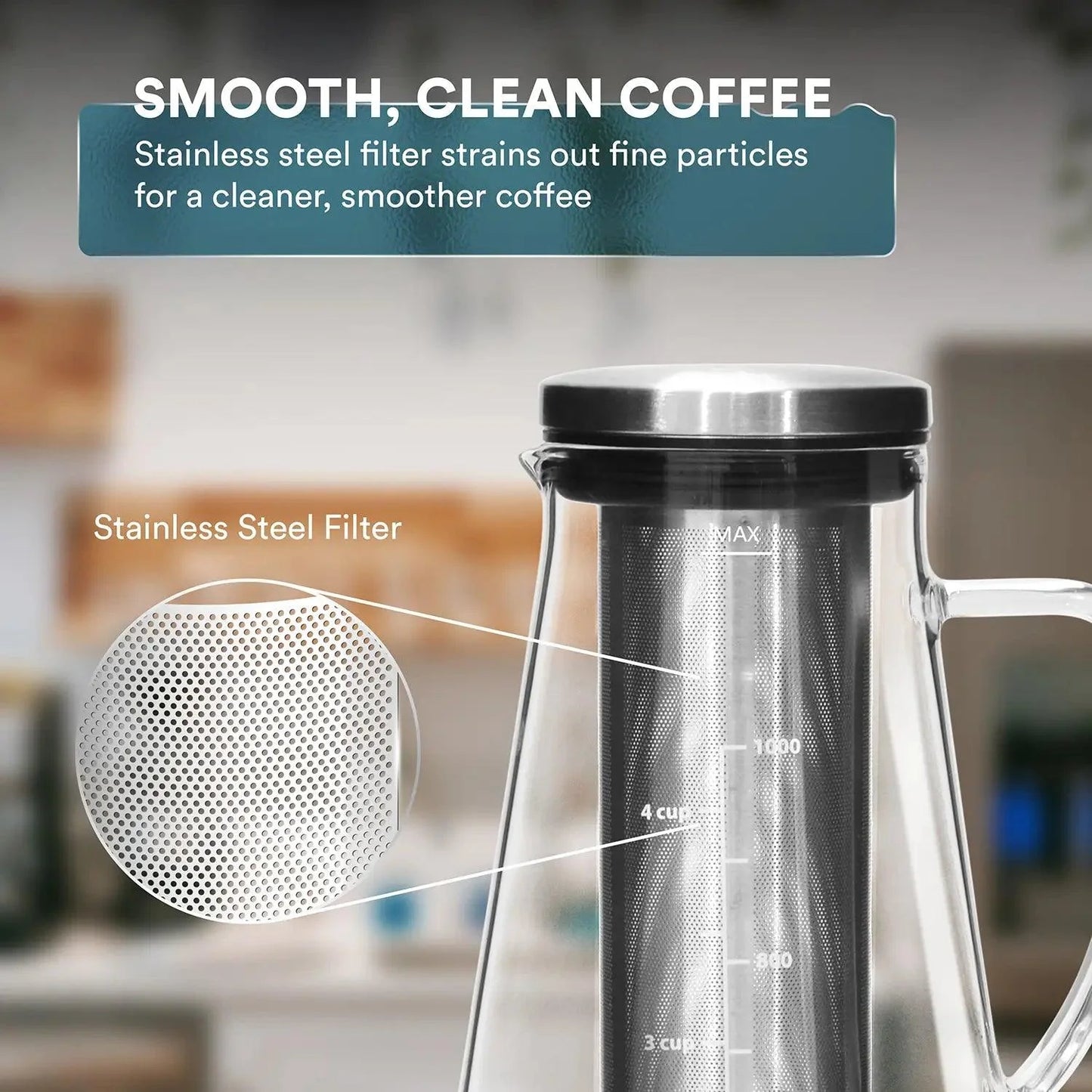 Cold Brew Maker 1.0L/34oz and 1.5L/51oz