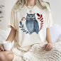 Owl, Folk Art, Scandinavian, Winter, Christmas, Comfort Colors Tshirt