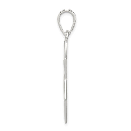 Sterling Silver Large Star Of David Pendant, 28 x 45mm