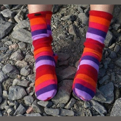 Polar Feet Fleece Socks - Jellybean