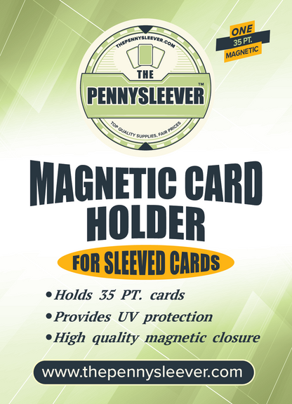 35 pt Magnetic Card Holder for use with Card Sleeves