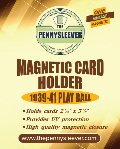 Vintage Magnetic Card Holder