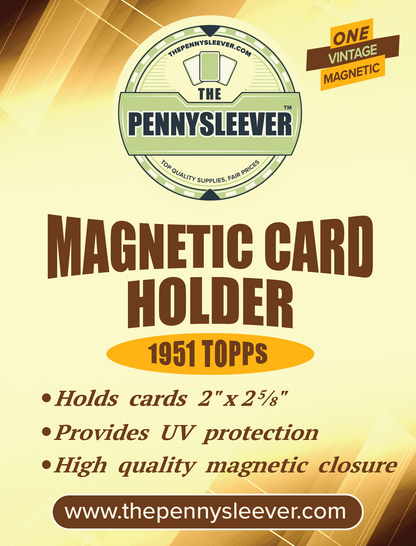 Vintage Magnetic Card Holder