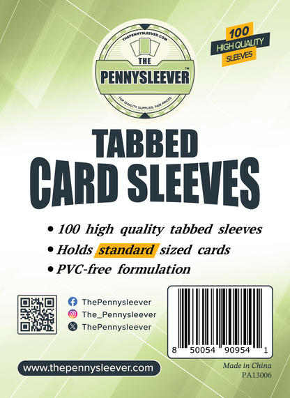 Tabbed Card Sleeves (100 count)