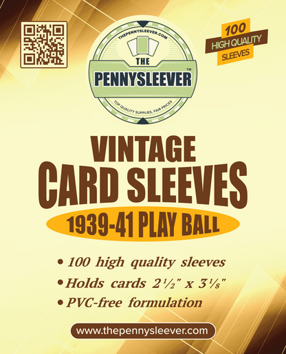Vintage Card Sleeves Play Ball (100 count)