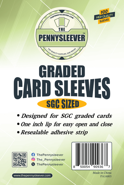 Perfect Fit SGC Graded Card Sleeves (100 count)