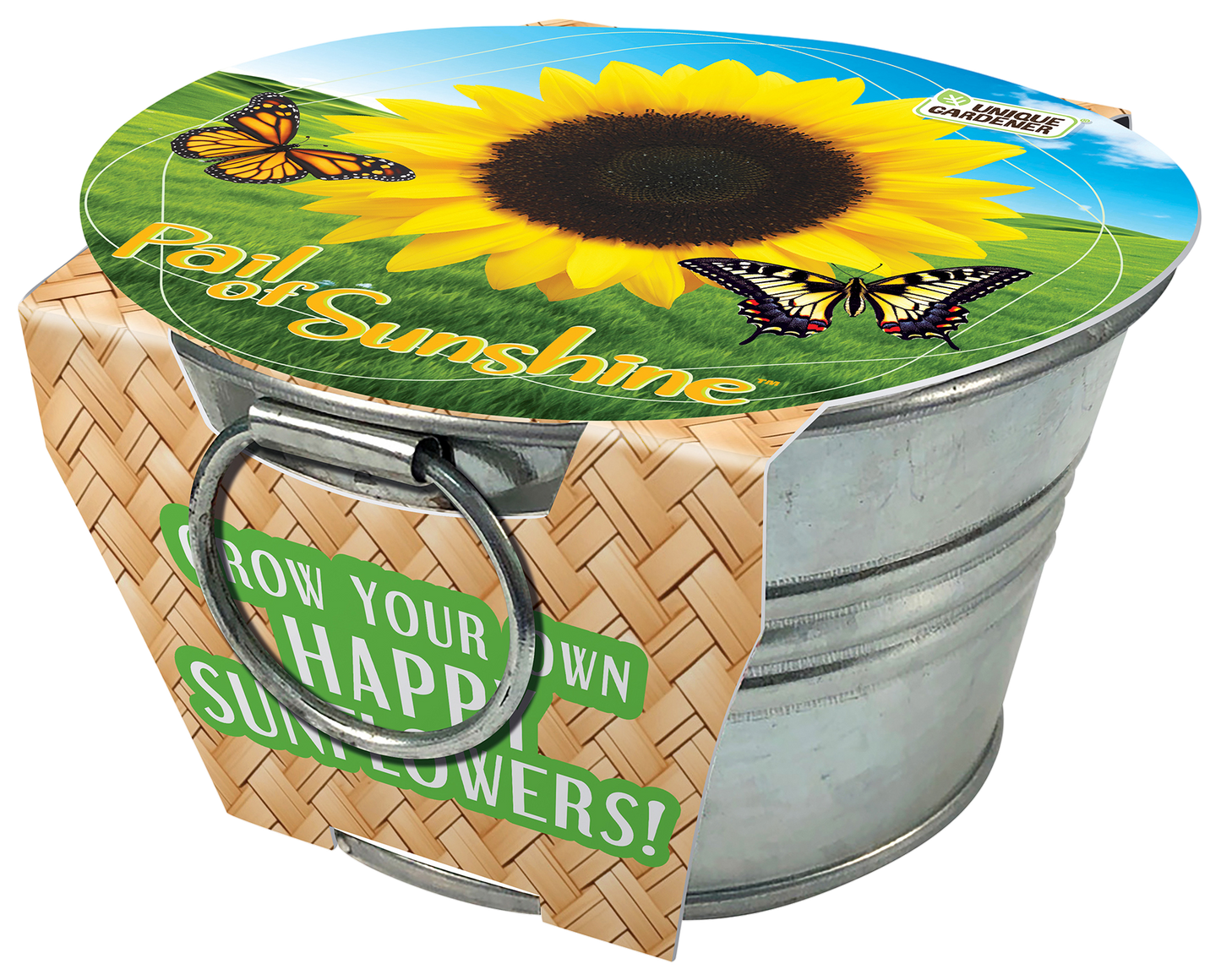 Flowering Tin Garden Variety Pack - 1 Each of 3 Varieties