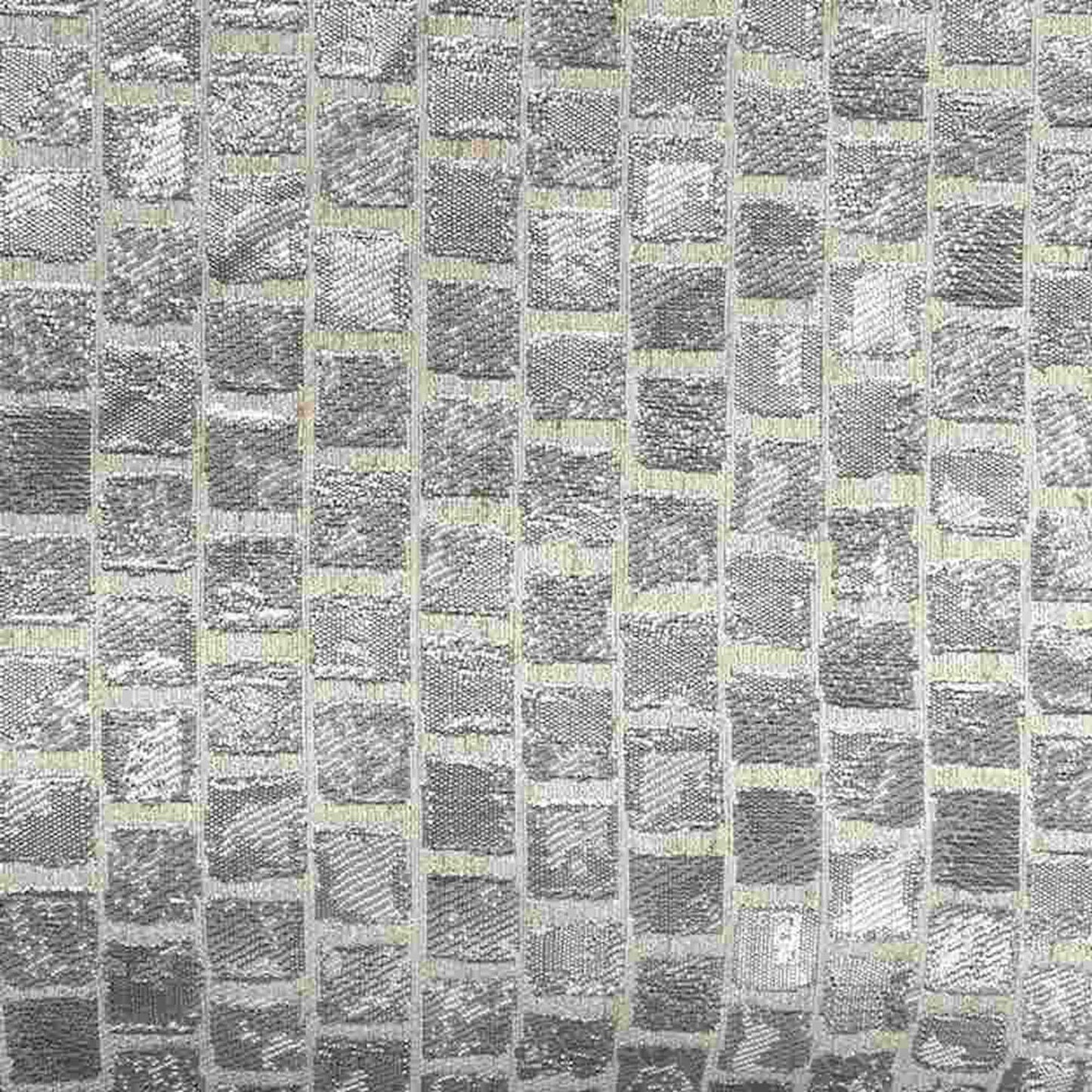 Silver PATIO Jacquard Print Metallic - Custom Tablecloths