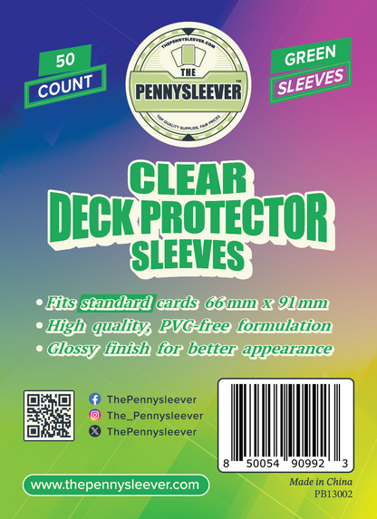 TCG/Pokémon CLEAR Deck Protector Sleeves (50 count)