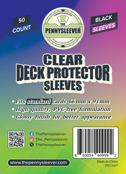 TCG/Pokémon CLEAR Deck Protector Sleeves (50 count)