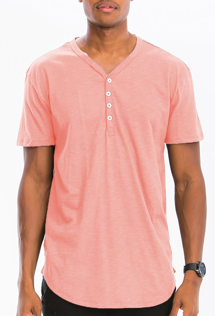 Henley Scallop Tee | Apparel | Kitchen + Metal